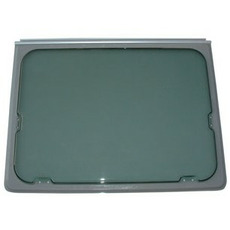 Miniature BAIE 850X600 ADRIA FUMEE CHARNIERE ALU N° 0