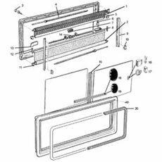 STORE OCCULTANT VR33 LARG. 1450MM POUR BAIE SEITZ