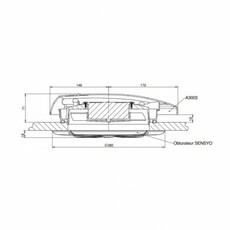 Miniature AERATEUR DE TOIT ÉLECTRIQUE 3003 12V - SIROCO N° 3