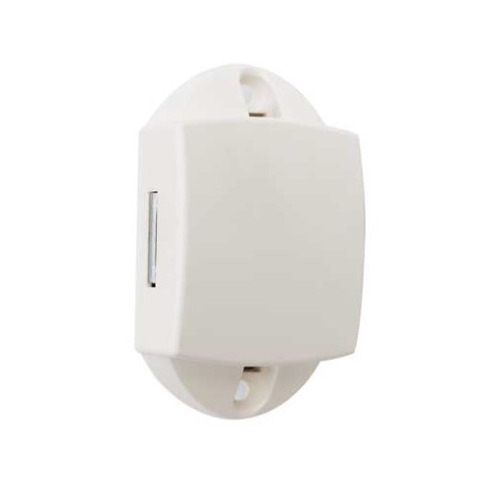 Boitier serrure push lock blanc - version avec encoches