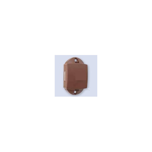 SERRURE PUSH-LOCK PLACARD AVEC ENCOCHES MARRON