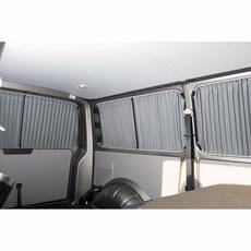 Miniature RIDEAUX D'OCCULTATIONS OPAQUE - 4 VITRES LATÉRALES ARRIÈRES + HAYON RIDEAUX INTÉRIEURS D'OCCULTATION POUR RENAULT TRAFIC III (2014-) - SOPLAIR N° 0