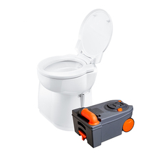 Miniature TOILETTES À CASSETTE C263-CS CÉRAMIQUE AVEC CONSOLE - THETFORD N° 0 Miniature TOILETTES À CASSETTE C263-CS CÉRAMIQUE AVEC CONSOLE - THETFORD N° 0