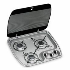 Miniature RÉCHAUD ENCASTRABLE 3 FEUX HBG 3445 - DOMETIC N° 0 Miniature RÉCHAUD ENCASTRABLE 3 FEUX HBG 3445 - DOMETIC N° 0
