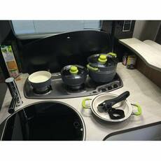Miniature Popote EasyCook 8 pièces pour camping-car, caravane, fourgon - INCASA N° 6 Miniature Popote EasyCook 8 pièces pour camping-car, caravane, fourgon - INCASA N° 6