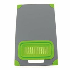 Miniature PLANCHE À DÉCOUPER AVEC PASSOIRE AMOVIBLE ET RÉTRACTABLE SILICONE N° 2 Miniature PLANCHE À DÉCOUPER AVEC PASSOIRE AMOVIBLE ET RÉTRACTABLE SILICONE N° 2