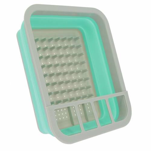 EGOUTTOIR VAISSELLE PLIANT SILICONE - INCASA