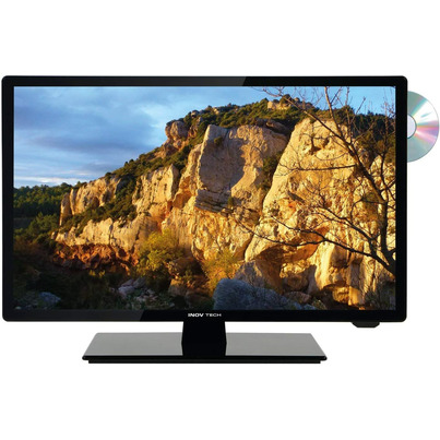 TÉLÉVISEUR LED HD ULTRA COMPACT 24,5'' - 60 CM + DVD - INOVTECH