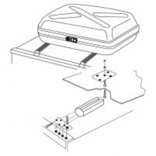 KIT DE FIXATION SUR TOIT DE CELLULE OU DE CARAVANE - THULE