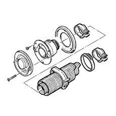 Miniature KIT ÉVACUATION VENTOUSE CREME POUR CHAUFFAGE E 2400 - TRUMA N° 1