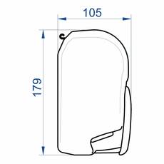 Miniature STORE 8000 MYSTIC GRIS 5,50 M BOÎTIER BLANC - THULE N° 2