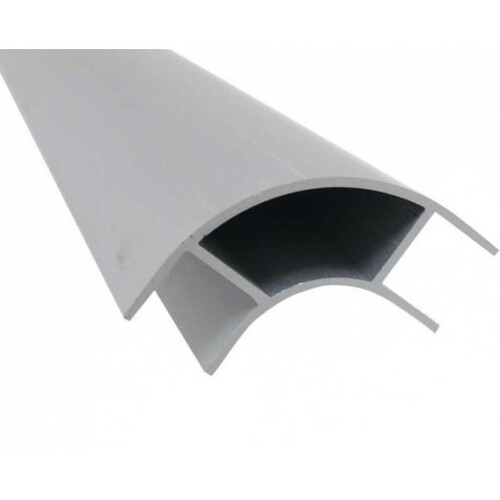 Profilé d'angle rigide 90° - 2 OUVERTURES - 15 mm - 220 cm -ALUMINIUM - REIMO 