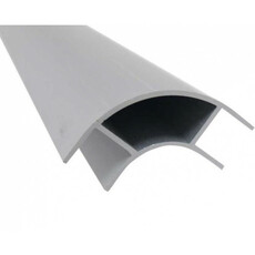Miniature Profilé d'angle rigide 90° - 2 OUVERTURES - 15 mm - 220 cm -ALUMINIUM - REIMO N° 0