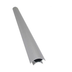 Miniature Profilé d'angle rigide 90° - 2 OUVERTURES - 15 mm - 220 cm -ALUMINIUM - REIMO N° 1