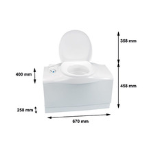 Miniature WC À CASSETTE C 403L CASSETTE GAUCHE - THETFORD N° 1 Miniature WC À CASSETTE C 403L CASSETTE GAUCHE - THETFORD N° 1