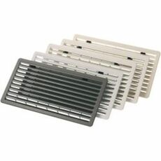 Miniature GRILLE D AERATION 533 MM X 281 MM GRIS CLAIR (Blanc FIAT 210) - THETFORD N° 1