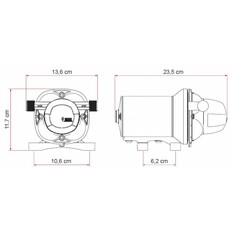 Miniature Pompe automatique AQUA F 13L - FIAMMA N° 4 Miniature Pompe automatique AQUA F 13L - FIAMMA N° 4
