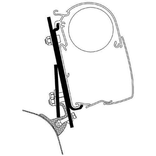 Adaptateur de stores Brandrup Rail VW T4 T5 T6 - THULE Adaptateur de stores Brandrup Rail VW T4 T5 T6 - THULE