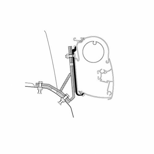 ADAPTATEUR IVECO - DUCATO H2 TOIT RELAVABLE - THULE