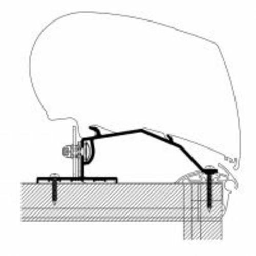 ADAPTATEUR MONTAGE TOIT UNIVERSEL CARAVANE 3 M - THULE