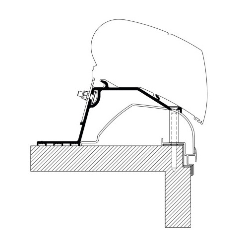 ADAPTATEUR DE STORES HOBBY CARAVAN 2014 - THULE