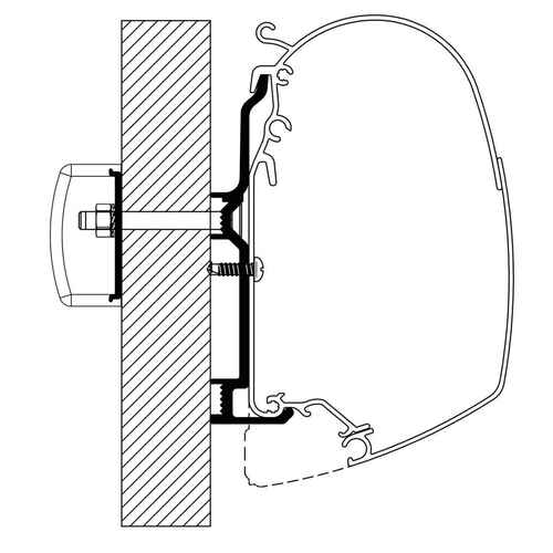 ADAPTATEUR DE STORES BURSTNER 4 M - THULE