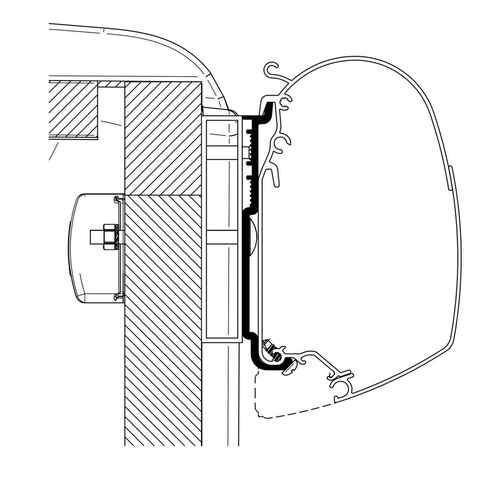 ADAPTATEUR DE STORES CARADO SUNLIGHT (SET) - THULE