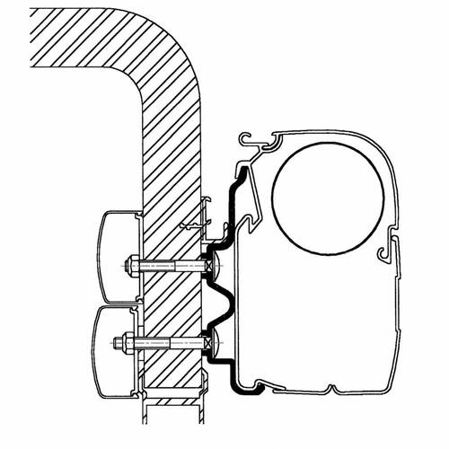 ADAPTATEUR DE STORES EXSIS HYMERCAMP 3,5 M - THULE