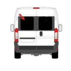 Miniature Baie fixe porte arrière gauche pour Ducato/Boxer/Jumper à partir de 2007 et Movano > 2021 N° 1 Miniature Baie fixe porte arrière gauche pour Ducato/Boxer/Jumper à partir de 2007 et Movano > 2021 N° 1