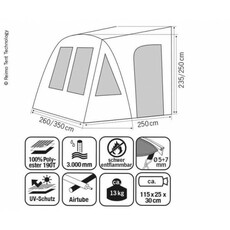 Miniature Jupe bas de caisse pour Auvent Gonflable One Beam Air N° 1