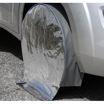2 Housses De Protection Pour Pneus Camping-car/remorque - Étanches, Anti-UV, 75x60 Cm