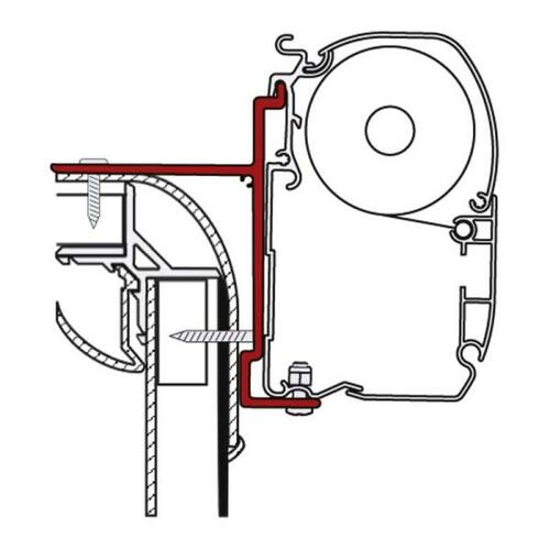 KIT ADAPTATEUR POUR STORE F45Ti F45TiL ZIP SUR ADRIA PILOTE BÜRSTNER - FIAMMA