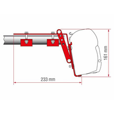Miniature KIT FIXATION DE BARRE DE TOIT POUR STORE F45 - FIAMMA N° 1 Miniature KIT FIXATION DE BARRE DE TOIT POUR STORE F45 - FIAMMA N° 1