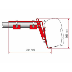 Miniature KIT FIXATION DE BARRE DE TOIT POUR STORE F45 - FIAMMA N° 1