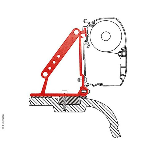 KIT ADAPTATEUR F45 SUR VWT5/T6 - FIAMMA