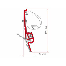 Miniature ADAPTATEUR POUR STORE F45 / F35 VWT4 BRANDUP - FIAMMA N° 1