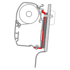 Miniature KIT ADAPTATEUR POUR STORE F45S/F45TiL/ZIP SUR WESTFALIA TOIT REHAUSSE - FIAMMA N° 1