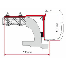 Miniature KIT ADAPTATEUR POUR STORE F45S/F45TiL/ZIP SUR MERCEDES VITO JUSQU' 2004 - FIAMMA N° 1