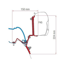 Miniature ADAPTATEUR POUR STORE F35 PRO / F45 MERCEDES CLASS V APRES 2014 - FIAMMA N° 2