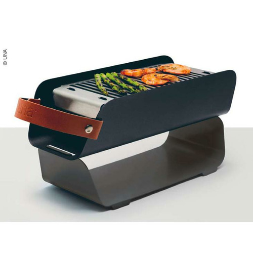 GRILL CHARBON DE BOIS UNA GRIS - CAMP4