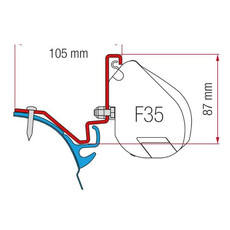 KIT ADAPTATEUR F35PRO SUR VW T6 LR Westfalia Kepler - FIAMMA