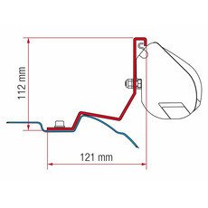 KIT ADAPTATEUR POUR STORE F35 PRO SUR Mercedes Vito après 2004 - FIAMMA