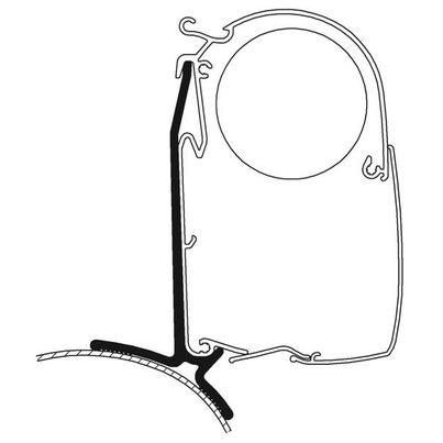 KIT ADAPTATEUR POUR STORE OMNISTOR SÉRIE 2, 5 et 8 SUR TRAFIC/VIVARO - THULE