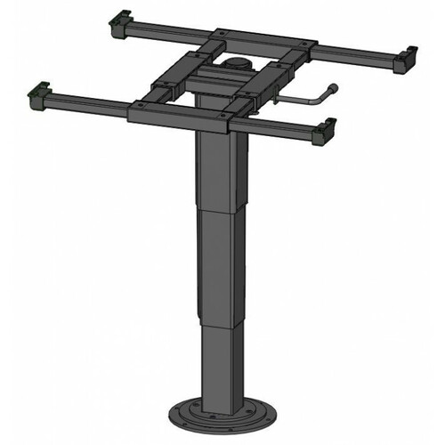 PIED DE TABLE TELESCOPIQUE DE 340 A 715mm ROTATION 360° - ILSE