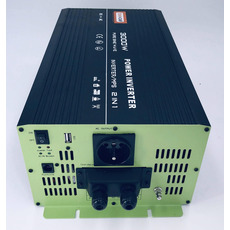 Miniature Convertisseur pur sinus 12 VOLTS 3000 WATTS avec télécommande + relais secteur - TEKNOCAMP N° 0