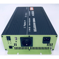 Miniature Convertisseur pur sinus 12 VOLTS 2000 WATTS avec telecommande + relais secteur - TEKNOCAMP N° 0