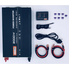 Miniature Convertisseur pur sinus 12 VOLTS 2000 WATTS avec telecommande + relais secteur - TEKNOCAMP N° 1 Miniature Convertisseur pur sinus 12 VOLTS 2000 WATTS avec telecommande + relais secteur - TEKNOCAMP N° 1