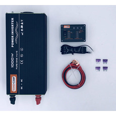 Miniature Convertisseur pur sinus 12 VOLTS 1000 WATTS avec Telecommande - TEKNOCAMP N° 1