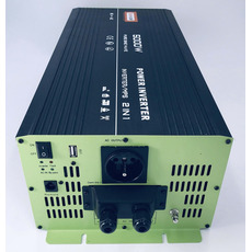 Miniature Convertisseur pur sinus 12 VOLTS 5000 WATTS avec télécommande + relais secteur - TEKNOCAMP N° 0