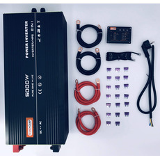 Miniature Convertisseur pur sinus 12 VOLTS 5000 WATTS avec télécommande + relais secteur - TEKNOCAMP N° 1